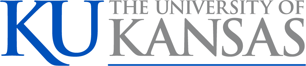 KU Signature logo blue and gray